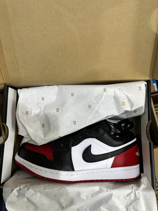 Jordan 1 Low Bred Toe